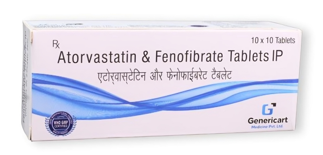 ATORVASTATIN (10MG) + FENOFIBRATE (160MG)