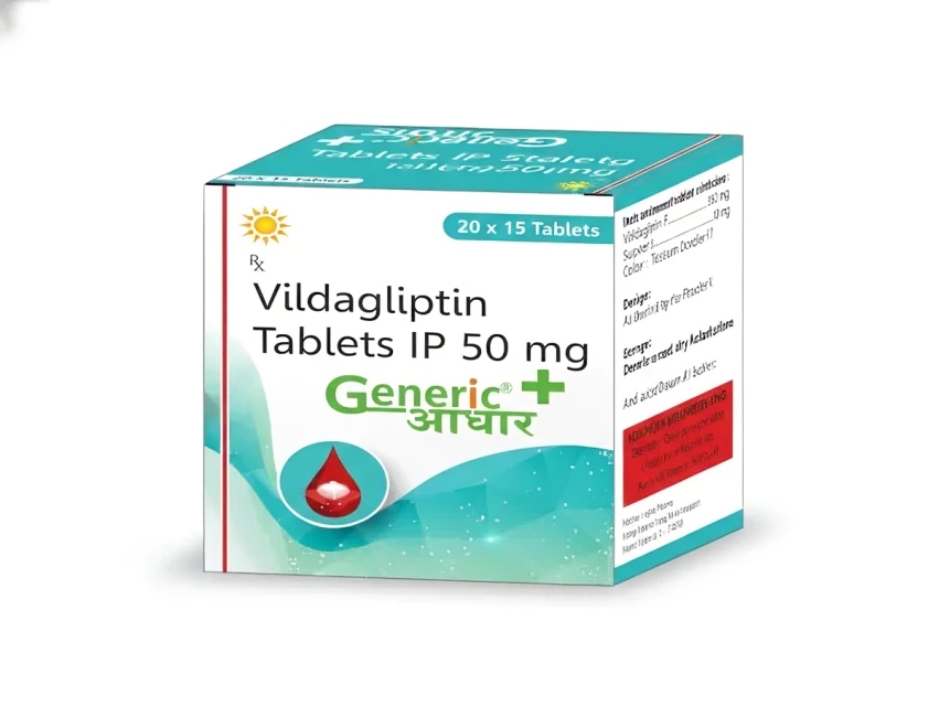 VILDAGLIPTIN 50 MG TABS