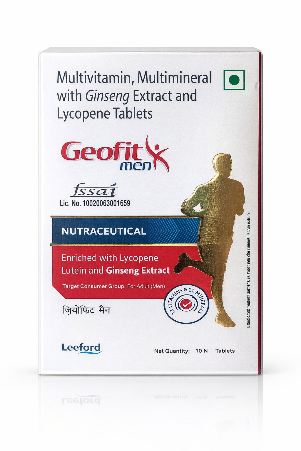 GEOFIT MEN TABLETS (MULTIVITAMIN + MULTIMINERAL WITH GINSENG & LYCOPENE)