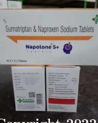 SUMATRIPTAN SUCCINATE IP 85 MG + NAPROXEN SODIUM IP 500 MG TABS