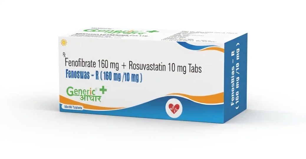 ROSUVASTATIN 10 MG TABS + FENOFIBRATE 160 MG