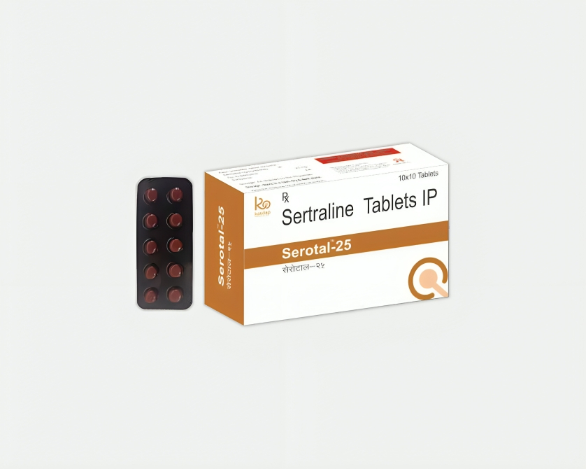 SERTRALINE HYDROCHLORIDE 25 MG TABS