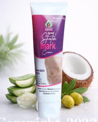 STRETCH MARK CREAM | 50G | ADVANCED STRETCH MARK REMOVAL CREAM | REDUCES STRETCH MARKS & SCARS | STR
