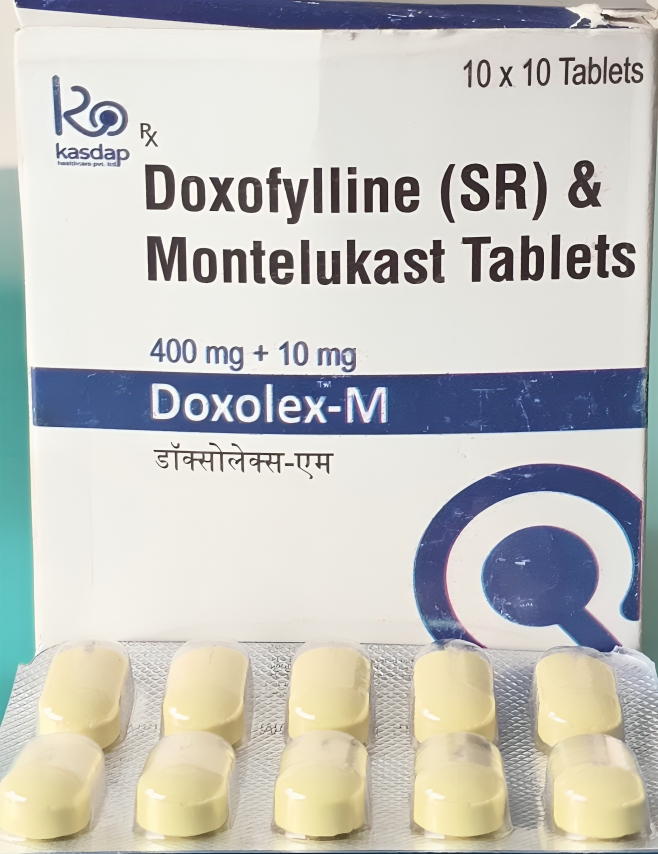 DOXOFYLLINE 400MG + MONTELUKAST 10MG TABLET