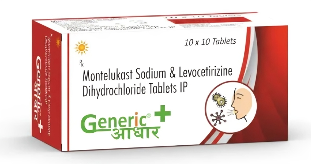 LEVOCETIRIZINE 5 MG + MONTELUKAST 10 MG TABS (SWASLEVO M 5/10)- GA